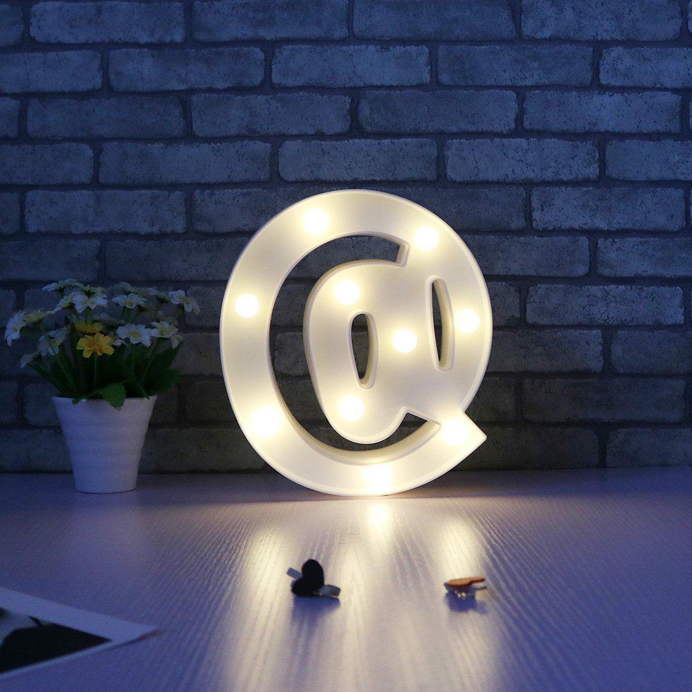 LED Letter and Number Lamp - Perfect for Christmas, Weddings, Proposals, Valentine's Day, and Other Celebrations.