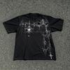 Klassischer Y2K Gothic Stil High Street T-Shirt Druck Oversized T-Shirt Harajuku Rundhals Baumwoll Tops 2026 Sommer Unisex Unisex Tops