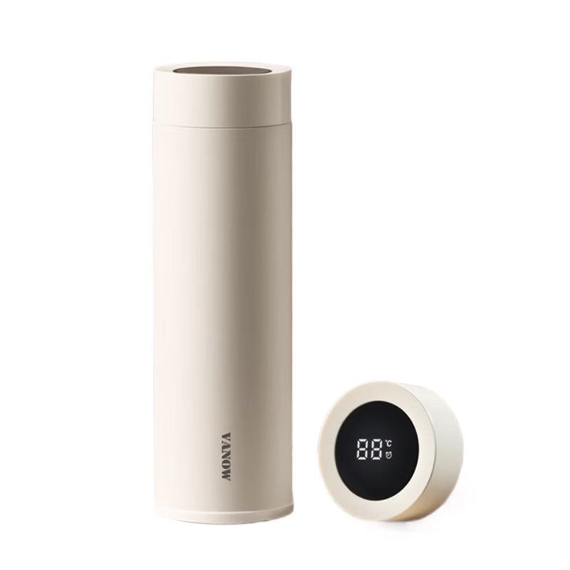 Vanow Smart Insulated Ceramic Liner Thermos with LED Display