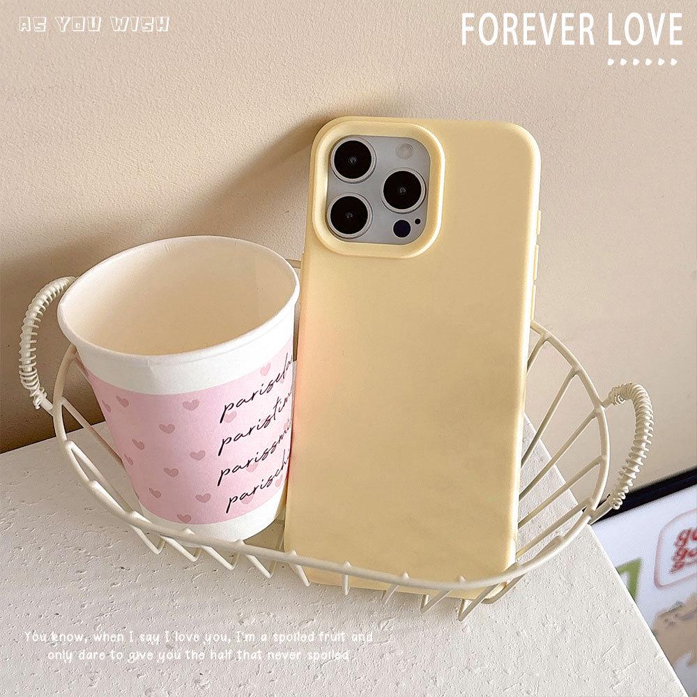 Minimalist iPhone 12-16 Protective Case: Soft Shell, Macaron Colors