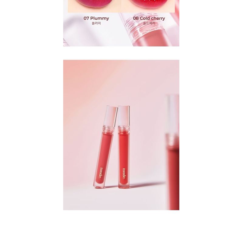 mude - Glace Lip Tint - 11 Colors