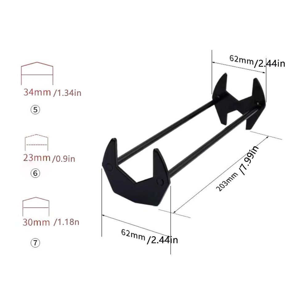 Odstraňovací nástroj Koupelnový klíč Klíč na odpadní potrubí Čtyřčelisťový šestihranný klíč Klíč na umyvadlo Instalatérský klíč