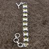 Smoky Topaz Gemstone Handmade 925 Sterling Silver Bracelet 7-8" KKG-141