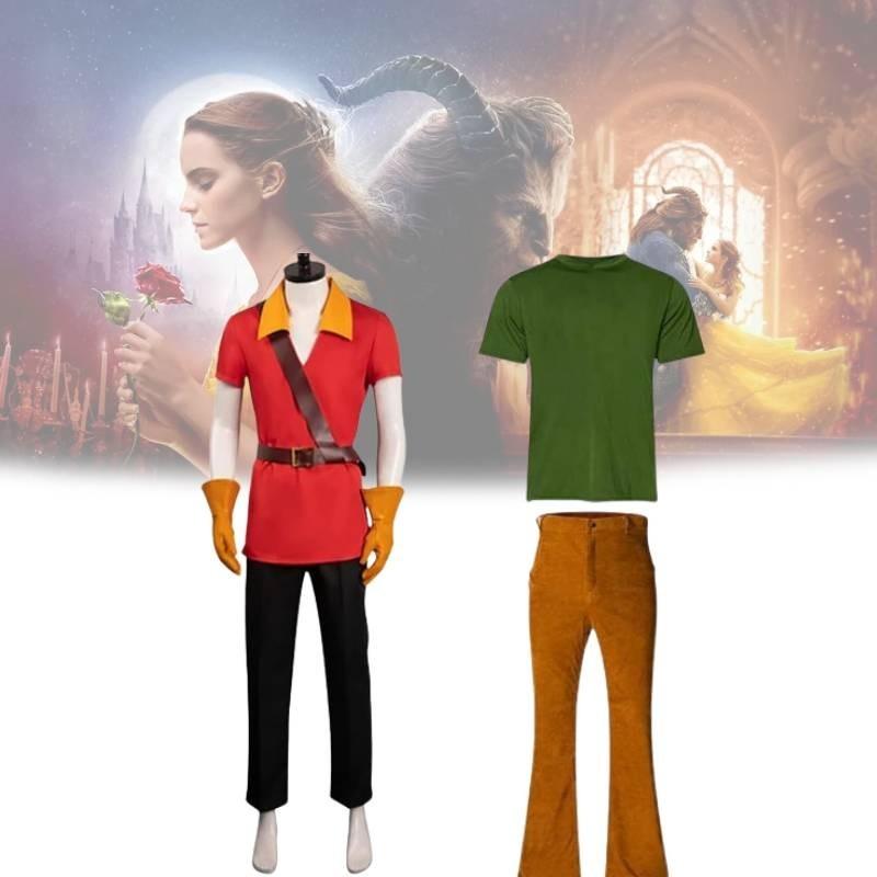 Premium Quality Anime Cosplay Costume Set For Beauty And The Beast Hunter Woody Mario