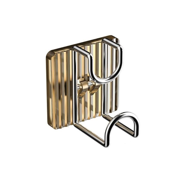 Damage Release Adhesive Hook Strong Hold Bathroom Storage Plastic Hook for Wet Towels Toothbrush Cup Organizing