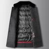 Men's Coat Autumn and Winter Mink Hair Stand-up Collar Double-sided Middle-aged Business Take-off Down Liner Warm Wool Jacket