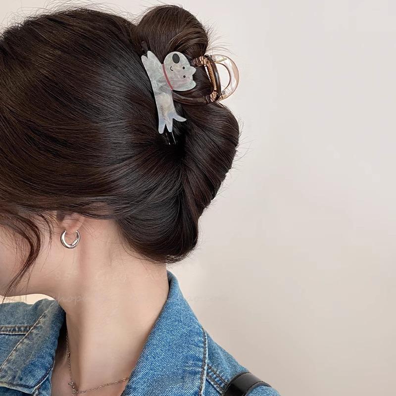 Cute and Fun Dog Claw Clip Shark Clip Hair ClipBack of The Head Updo Hair Accessory