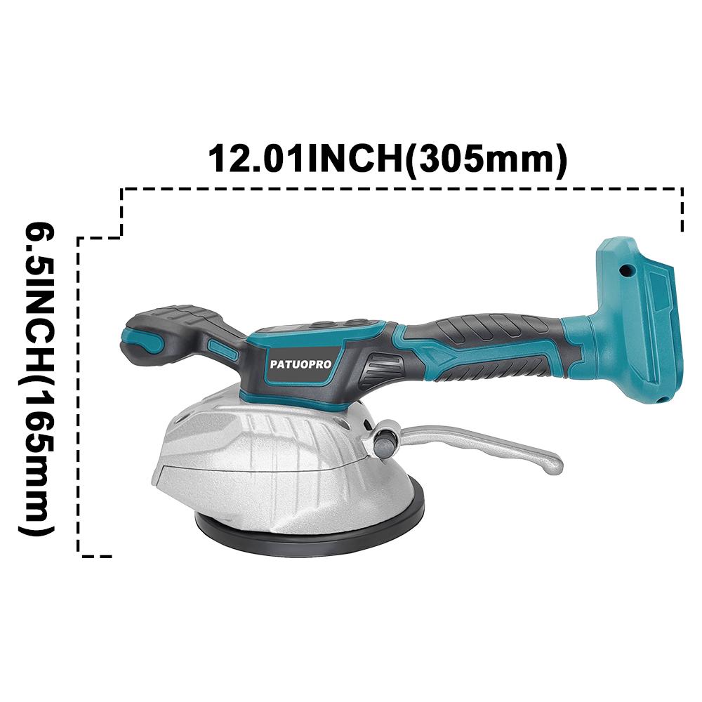 

PATUOPTRO 8-скоростная машина для укладки плитки, машина для выравнивания вибрацией плитки, аккумуляторный электроинструмент для аккумулятора Makita 18 В(Нет батареи) CHINA