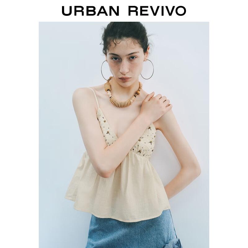 UR Women's Retro Bohemian Sequin V-Neck Camisole