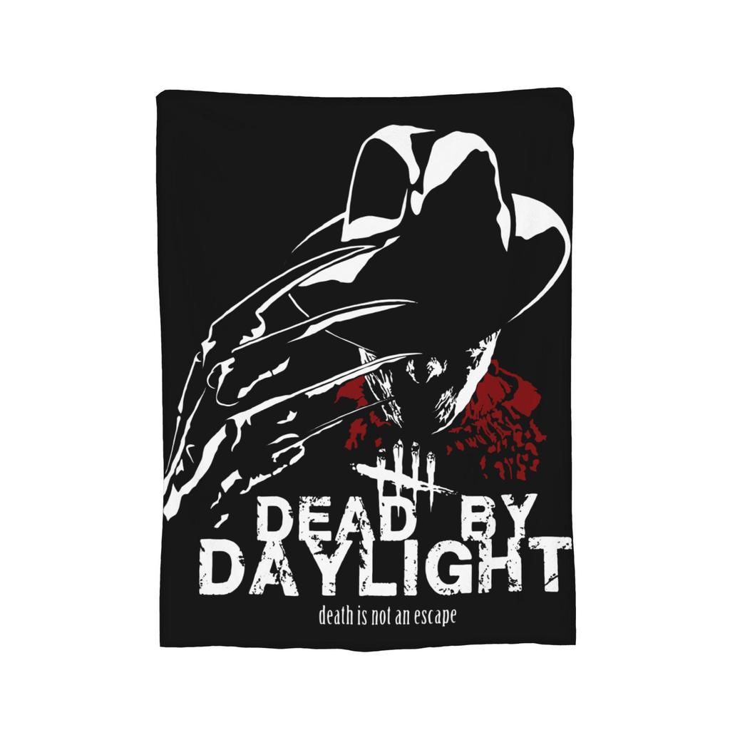 Deads by Daylights Flannel Blankets Video Games Awesome Throw Blankets for Home Hotel Sofa 150*125cm Bedspread,