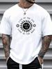 Creative Printed Pattern,Unisex'S Casual Crew-Neck T-Shirt