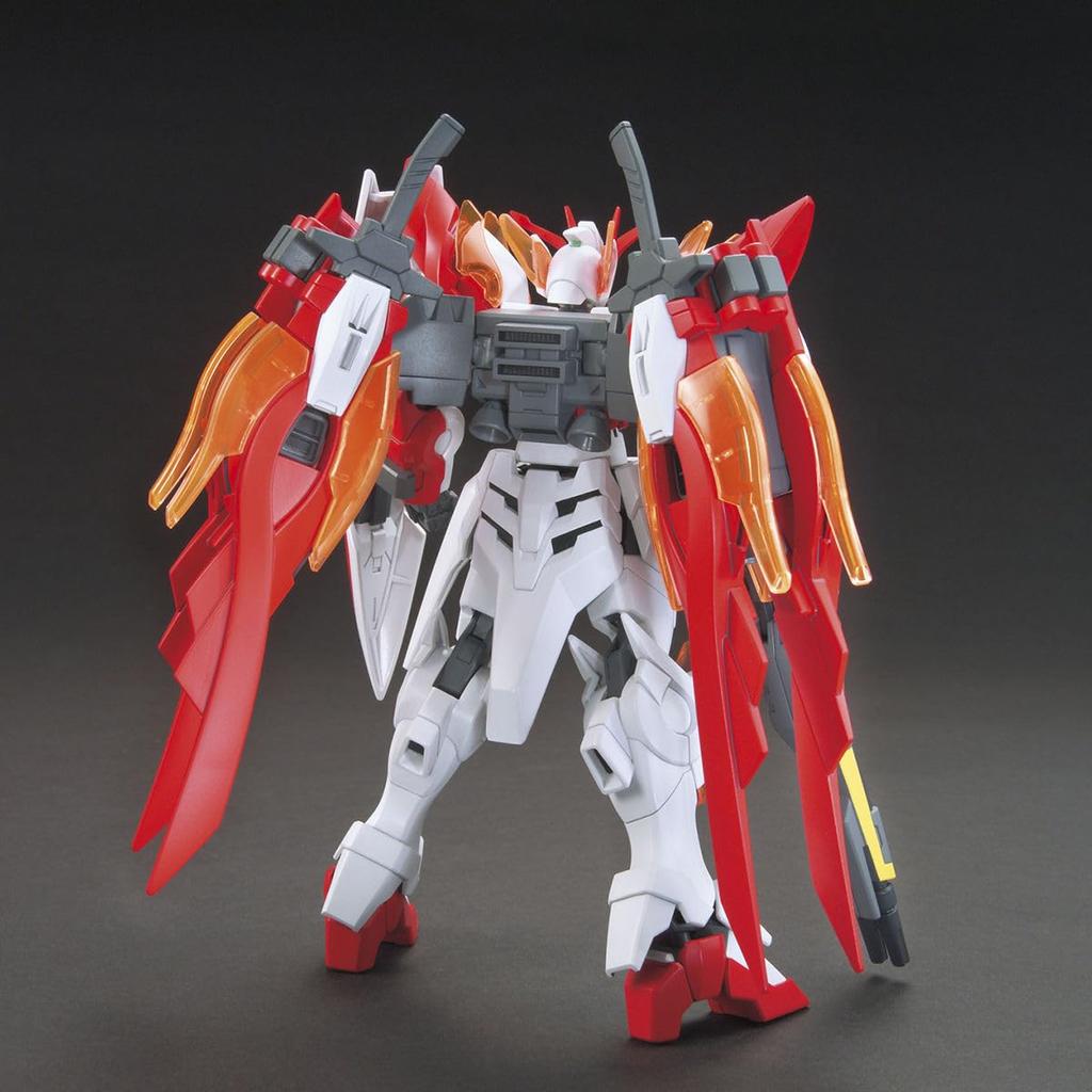 BANDAI SPIRITS HGBF Gundam Build Fighters Try Wing Gundam Zero Honoo Scale Plastic Model 1/144 Pre-Colored