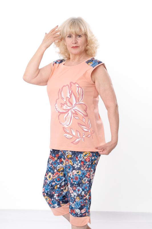 Women’s Loungewear Set (Tank Top + Capri Pants) – Soft Knit & Relaxed Fit Summer 8441-002-33 HC