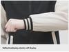 Men's Korean Style Spring/Autumn 2023 Trendy Solid Color Baseball Jacket