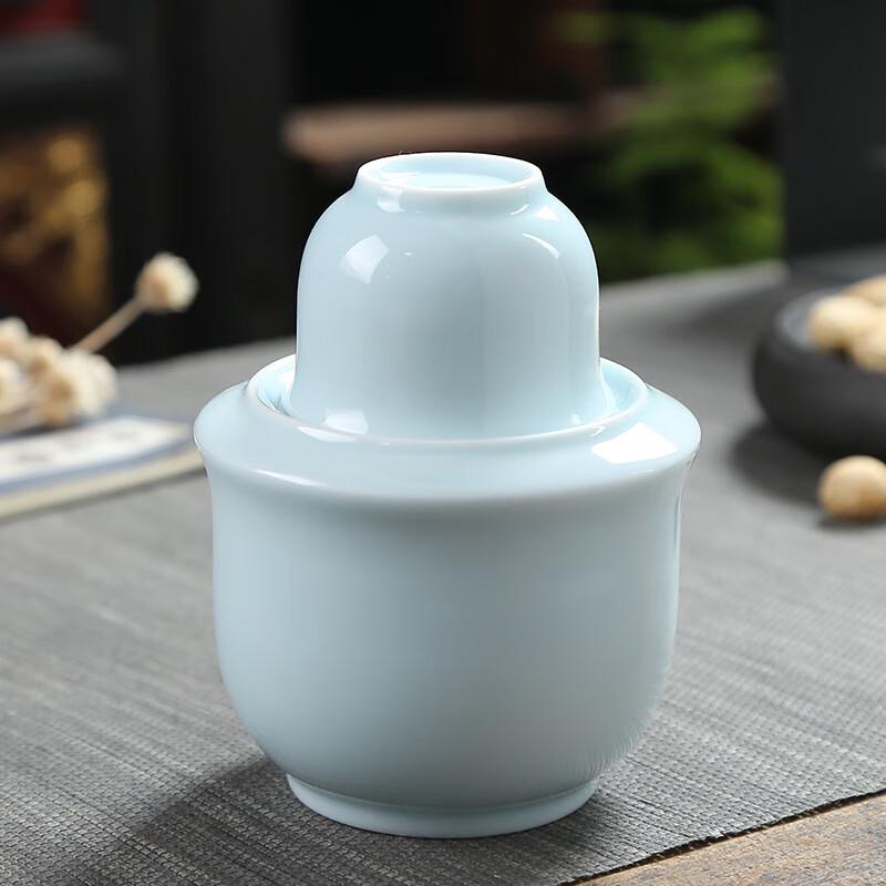 Селадоновый керамический набор для подогрева вина