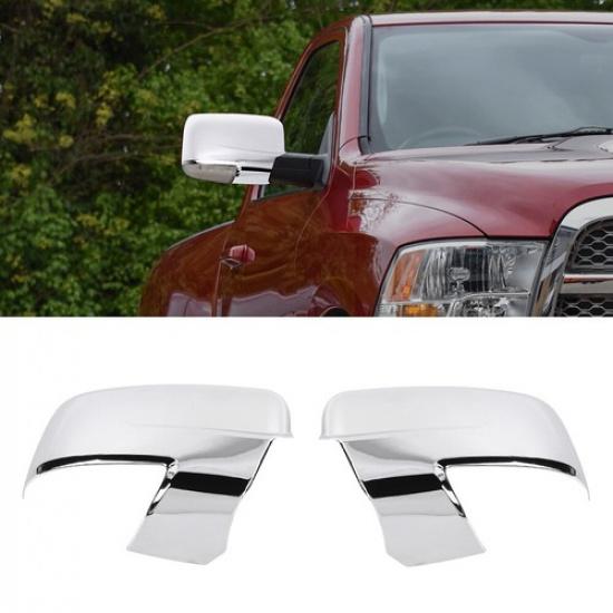 2* Chrome Mirror Cover Trim Caps for 2013-18 Dodge Ram 1500 Exterior Accessories