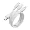 Baseus Ultra-Fast 3-in-1 Fast Charging Cable USB-A To M+L+C 3.5A 1.3m One-for-Three Charging Cord for Multiple Devices