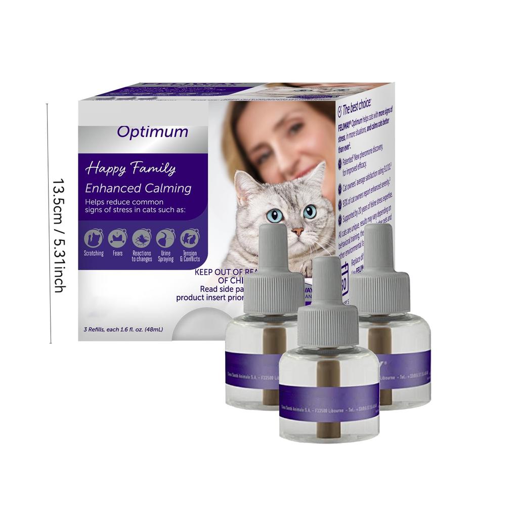 2025 Quente! Classic Calm Para Gatos, Refil de 30 Dias, 3 Embalagens (48ml)