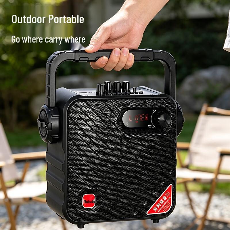 Malata M+9110CS Wireless Portable Outdoor Speaker with Microphone (CN Version)