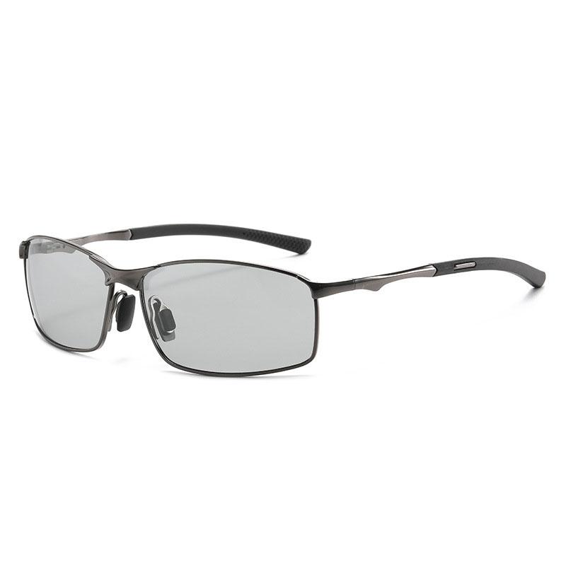 

Фотохромные поляризационные солнцезащитные очки мужские/женские зеркальные солнцезащитные очки для вождения очки в металлической оправе UV400 антибликовые солнцезащитные очки