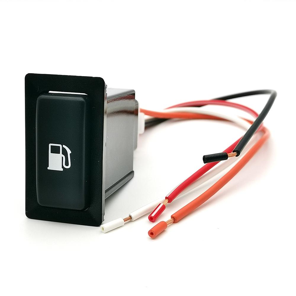 1PC Car LED DRL Lamp Power On Off Switch Radar Fan Switch Button with Cable For Toyota FJ Cruiser LC95 2002 For HINO 500/700