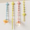 Toy Straps, Silicone Bottle Holding Clip, Pacifier Holder Clip with Self-Adjusting Bayonet