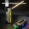 Outdoor Essential: M20 Strong light Ultimate Flashlight,3-Light Source Flashlight with Magnetic Base,Articulating Side Light,Type-C Fast Charge