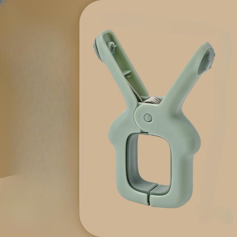 

Бесшовный ветрозащитный зажим, большой зажим для сушки одеял на открытом воздухе на балконе, большой пластиковый зажим для сушки одежды, фиксированный зажим для одежды с пряжкой 3pcs зелёный