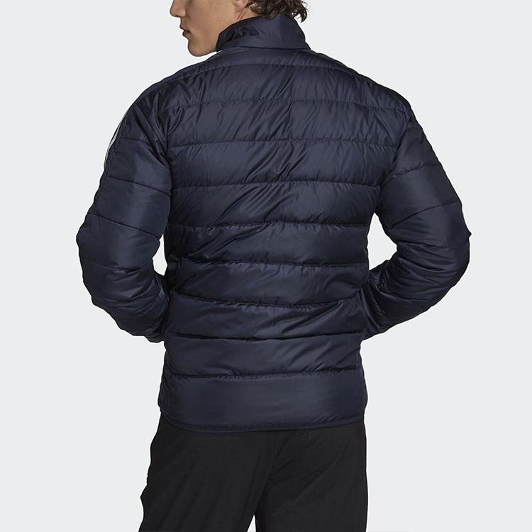 Adidas Essentielle Daunen Logo-Print Warme Lässige Daunenjacke Herren Oberbekleidung Legend-Ink GH4594