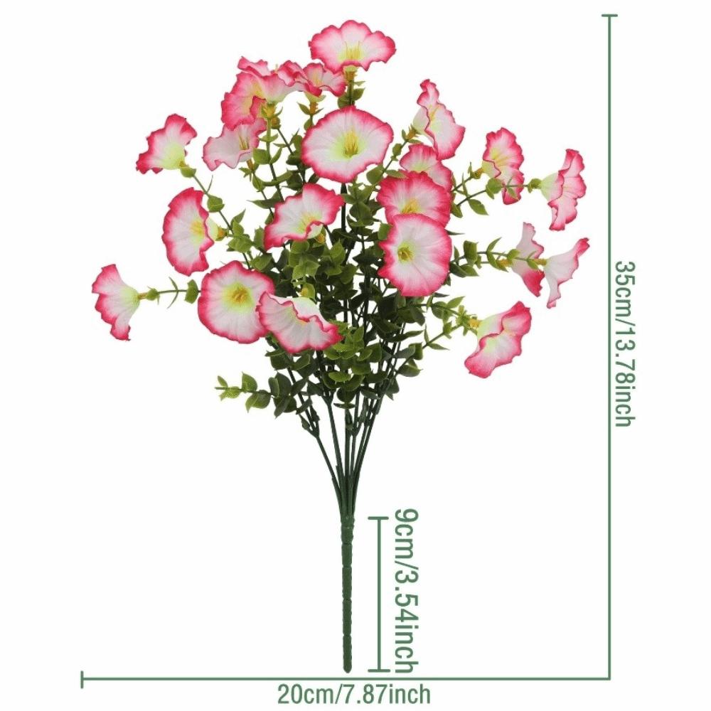 Künstliche Pflanzen Künstliche Stiefmütterchen Herbstdeko DIY Blumiger Eukalyptus Blumenstrauß Weicher Realistischer Simulierte Veilchen Sträuße