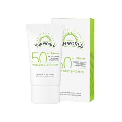Sunworld Vivid Daily Sonnenschutz SPF50+ PA++++ Dreifache Funktionalität