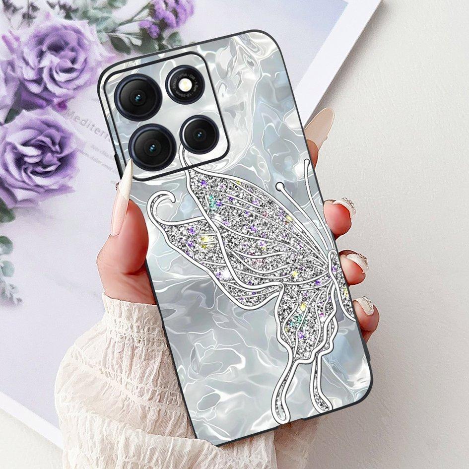 For Motorola Moto G86 Power 5G Case New Fashion Flower Bamboo Cat Cartoon Soft Silicone Back Cover For Moto G86 Power 2025 Coque