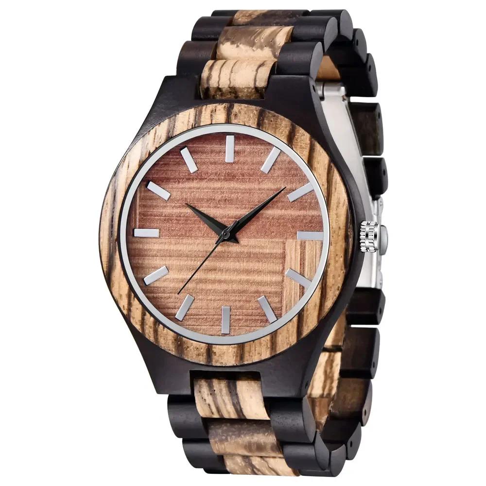 

Unique Mysterious Simple black fashion Wooden Disc Men s Watch Luxury Fashion Trendy Men s Accessories Watches Reloj de madera