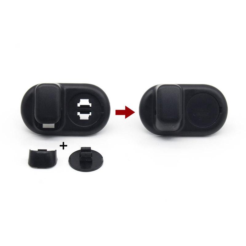1PC Car Driver Side Roof Sunvisor Sun Visor Fixed Clip Makeup Mirror Buckble Retainer Hook Bracket For BMW Mini F54 F55 F56
