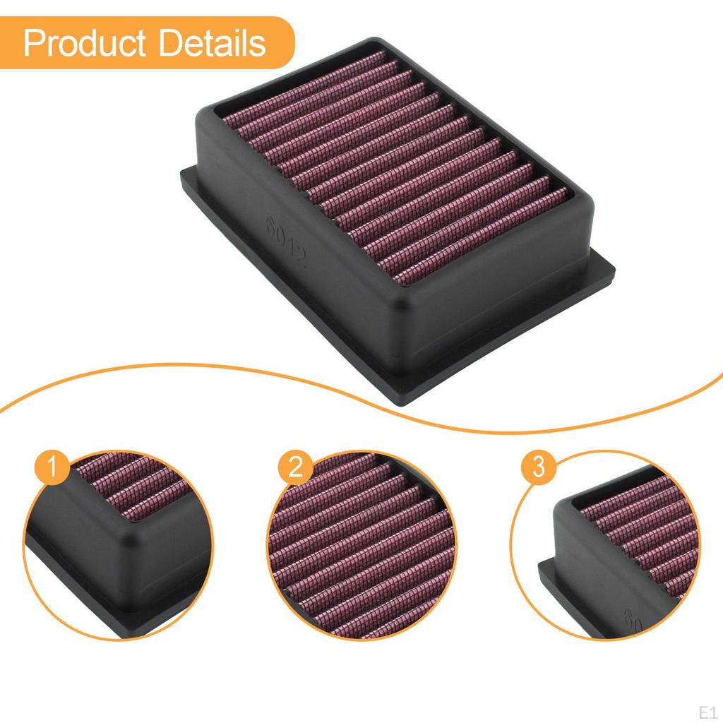 Motorcycle Air Filter Portable Replacement for BMW C600 Sport 2012-2018