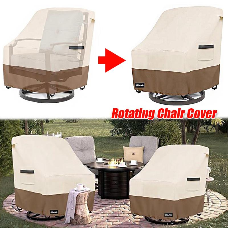 1PC 420D Waterproof Dustproof Chair Protector Quick Installation All Weather Chair Protection Oxford Cloth Chair Cover 84x89x98cm
