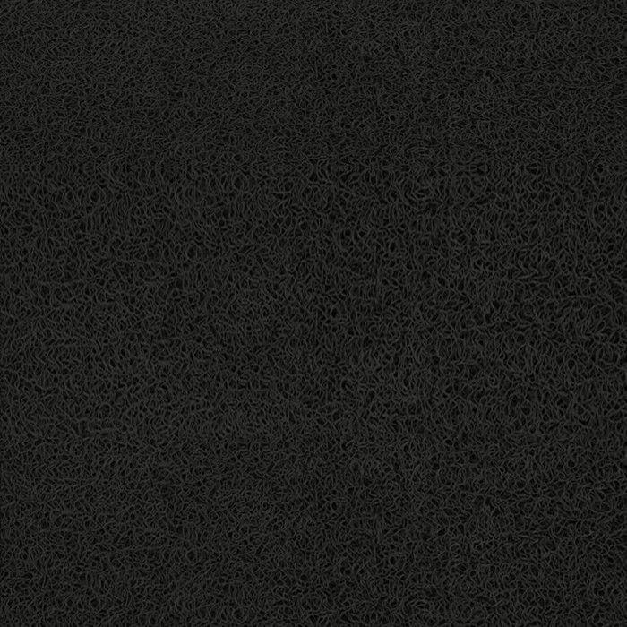 Tapis d'entrée contemporain - Maison - 45x75 cm - PVC - Noir et gris