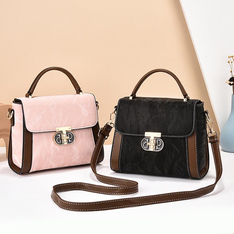 

Chinese style bag women s 2025 new versatile small square bag contrasting color fashion shoulder messenger bag handbag women s bag tide