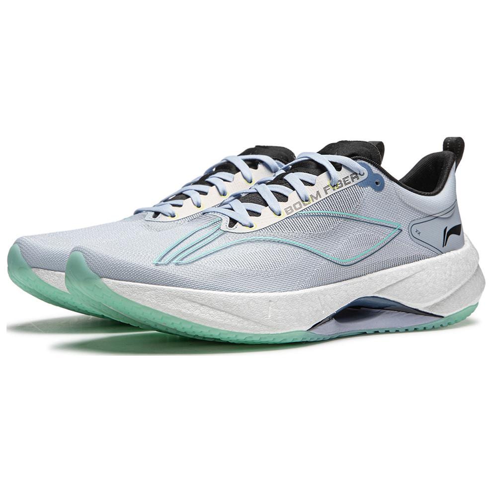 Li Ning Super Light 21 Dämpfung Rutschfest Niedrig geschnittene Laufschuhe Herren Wolkenblau ARBU001-35