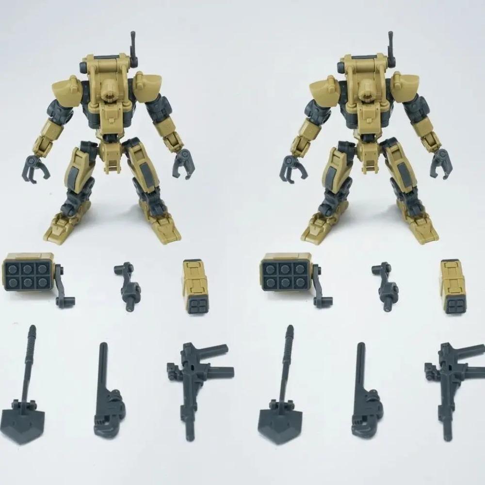 Sheik Mainland 3MIN Project MUGE-R2 Ventus Vector Strong Shield 3 IN 1 Mini Assembly Mech Robot,15+ Action Figure Boys Toy Gift
