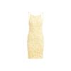 Originals Backless Strapless Sleeveless Dress Yellow