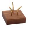 Espositore in Legno per Campioni Minerali Elegante Supporto per Fossili e Pietre Preziose Scaffale Espositore Decorativo per Rocce e Geodi