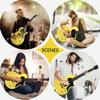 Electric Guitar Professional Solid Wood Guitar Stringed Musical Instrument Poplar Body Hard Maple
