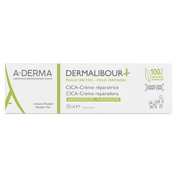 A-Derma Dermalibour+ Cica-Crème Réparatrice Assainissante 50ml