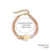 Set Collana e Bracciale Stella Marina in Cristallo per Vacanze al Mare Europeo-Americano