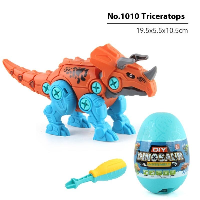 Asamblare și dezasamblare pentru copii a modelelor de dinozauri, asamblare combinată educativă, blocuri de construcție, dezasamblare și asamblare dinozauri