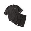 Sauna Boy Locker Key Short Sleeve Sweatsuit Set (Sumikuro, Size M) for Loungewear, One-Mile Wear, and Pajamas