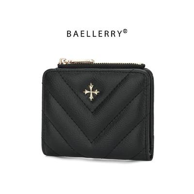 Fashion Mini Purse for Women Zipper Short Wallets Artificial Leather Money Bags