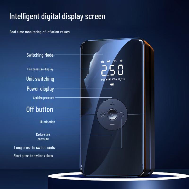 LINGCHEN Portable Digital Tire Inflator