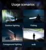 Super Bright 6 LED Flashlight USB Rechargeable Mini Portable Torch Outdoor Camping Light Magnetic Suction Tent Lantern Work Lamp
